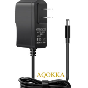 AQOKKA 9V AC Power Supply Adapter for Boss PSA-120S Guitar Distortion Effects Pedal DS-1 RC-1 RC-3 TU-2 TU-3 SD-1 RV-5 RV-6 DD-3 DD-7 DD-20 ME-50 ME-80 GT-10 HM-2 GT-1B Charger Cable Cord (6 ft)