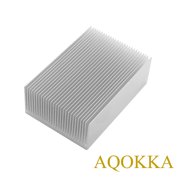 AQOKKA Aluminium Heat Sink HeatSink Radiator for IC Module PC Computer with100mm (L) x 69mm(W) x 36mm(H)